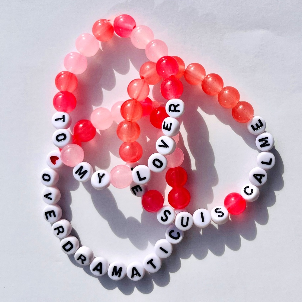 TAYLOR SWIFT 5 Lover themed bracelets